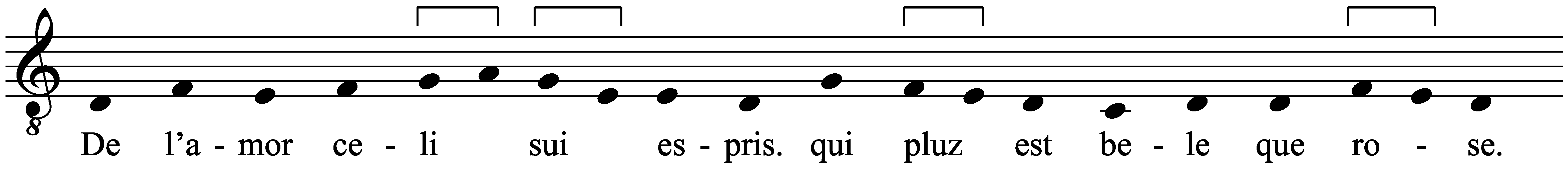 Work musical notation